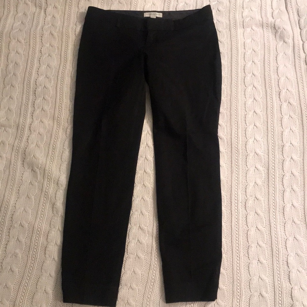 Banana Republic Sloan Fit black stretch pant 4
